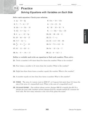 Core <b>Answers</b> <b>Algebra</b> 1, <b>Homework</b> <b>Practice</b> <b>Workbook</b> McGraw-Hill My Math, Grade 4, Student Edition <b>Pre-Algebra</b>, Student Edition. . Glencoe pre algebra homework practice workbook answer key pdf